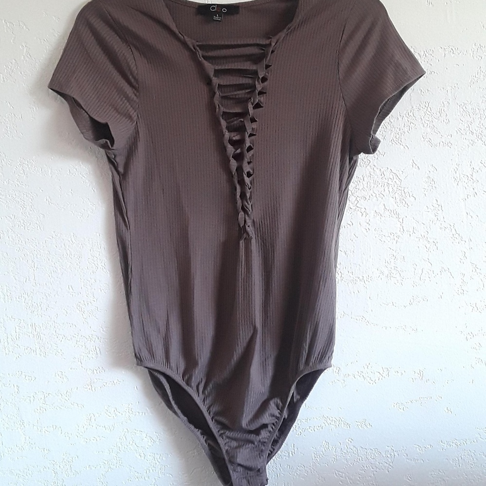 Grey bodysuit